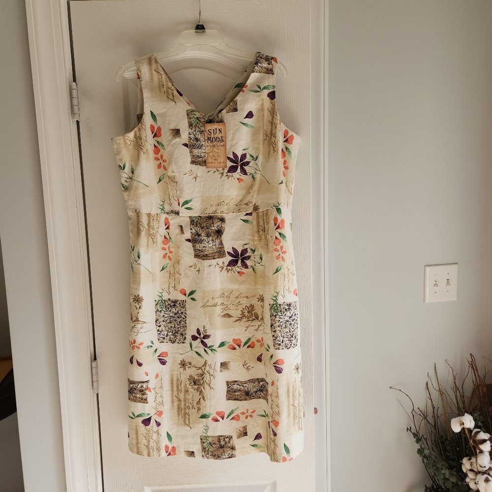 SunModa Resortwear Sleeveless Dress Size L